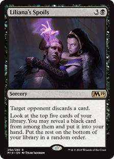 Liliana's Spoils (Magic 2019 Core Set) Light Play