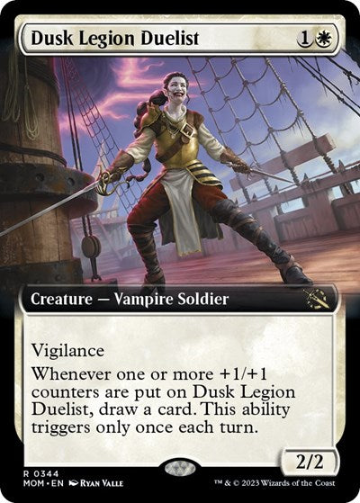 Dusk Legion Duelist (Extended Art) (March of the Machine) Near Mint Foil