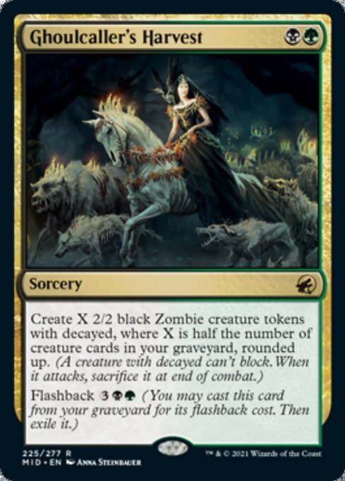 Ghoulcaller's Harvest (Innistrad: Midnight Hunt) Light Play Foil