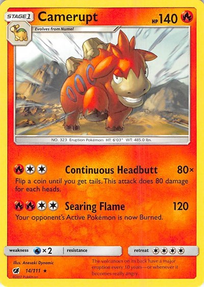 Camerupt (SM - Crimson Invasion) Near Mint