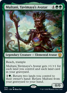 Multani, Yavimaya's Avatar (Commander 2020 Zendikar Rising) Light Play