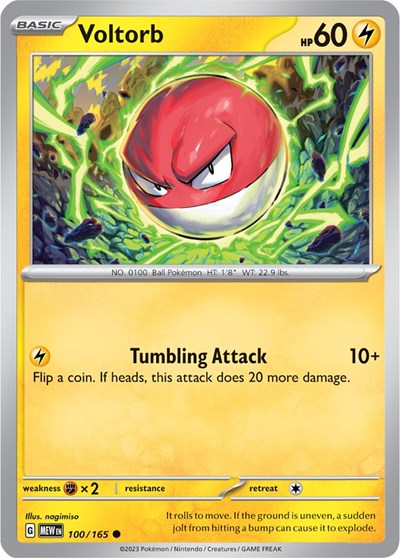 Voltorb (Scarlet and Violet: 151) Near Mint Reverse Holofoil