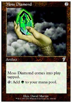 Moss Diamond (7th Edition) Light Play