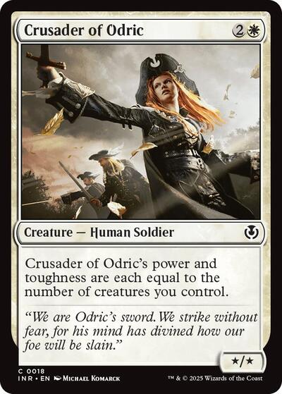 Crusader of Odric (Innistrad Remastered) Light Play Foil