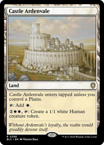 Castle Ardenvale (Commander: Bloomburrow) Light Play