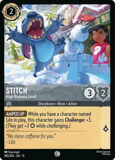 Stitch - High Badness Level (Winterspell) Near Mint