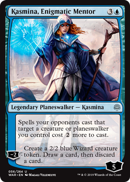Kasmina, Enigmatic Mentor (War of the Spark) Light Play Foil