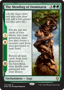 The Mending of Dominaria (Dominaria) Light Play