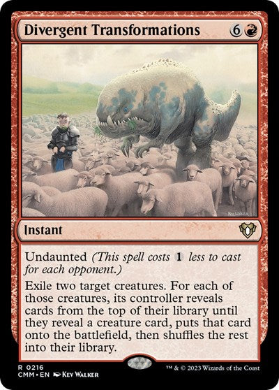 Divergent Transformations (Commander Masters) Near Mint