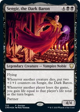 Sengir, the Dark Baron (Alternate Art) (Promos: Prerelease Cards) Light Play Foil