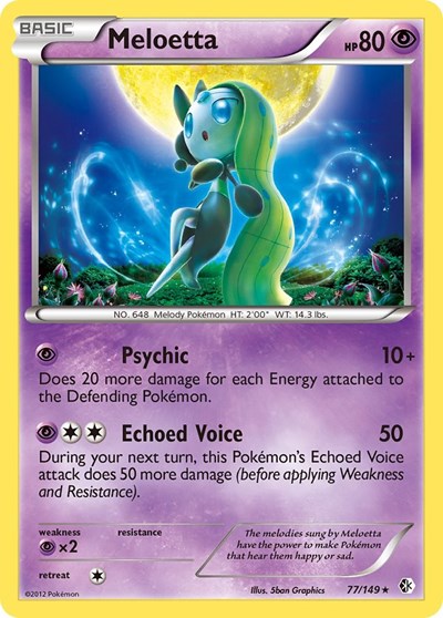 Meloetta - 77/149 (Boundaries Crossed) (Deck Exclusives)