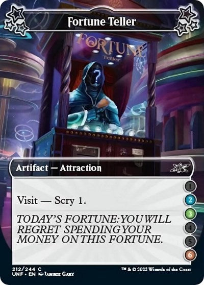 Fortune Teller (2-3-6) (Unfinity) Light Play Foil