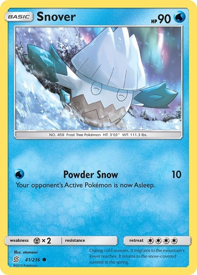 Snover (SM - Unified Minds) Near Mint Reverse Holofoil