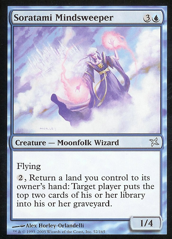 Soratami Mindsweeper (Betrayers of Kamigawa) Light Play