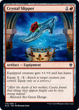 Crystal Slipper (Throne of Eldraine) Light Play Foil