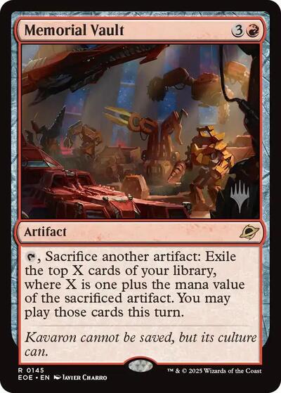 Memorial Vault (Promo Pack: Edge of Eternities) Near Mint