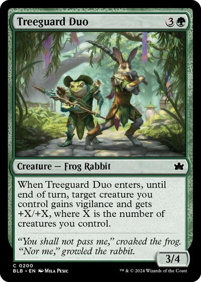 Treeguard Duo (Bloomburrow) Light Play Foil