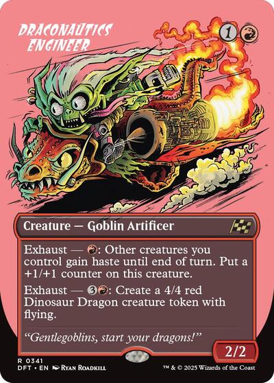 Draconautics Engineer (Borderless) (Aetherdrift) Near Mint