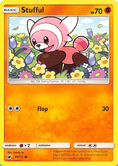 Stufful (SM - Crimson Invasion) Near Mint Reverse Holofoil
