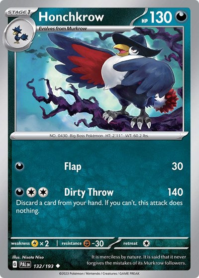 Honchkrow (SV02: Paldea Evolved) Near Mint