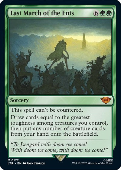 Last March of the Ents (Universes Beyond: The Lord of the Rings: Tales of Middle-earth) Near Mint