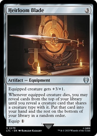Heirloom Blade (Commander: The Lord of the Rings: Tales of Middle-earth) Light Play
