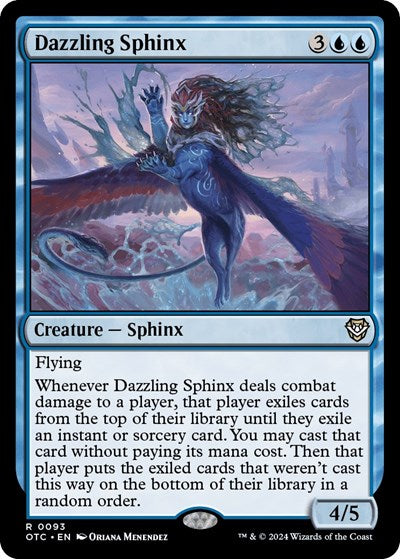 Dazzling Sphinx (Commander: Outlaws of Thunder Junction) Near Mint
