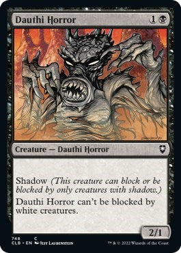 Dauthi Horror (Commander Legends: Battle for Baldur's Gate) Light Play