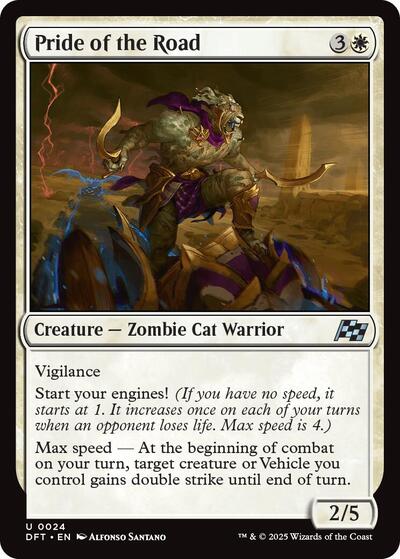 Pride of the Road (Aetherdrift) Light Play Foil