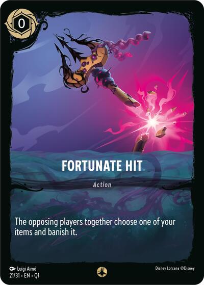 Fortunate Hit (Illumineer's Quest: Deep Trouble) Near Mint