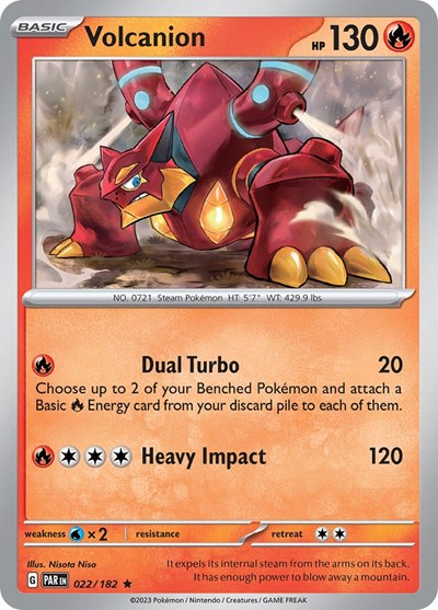 Volcanion (Scarlet and Violet: Paradox Rift) Near Mint Reverse Holofoil
