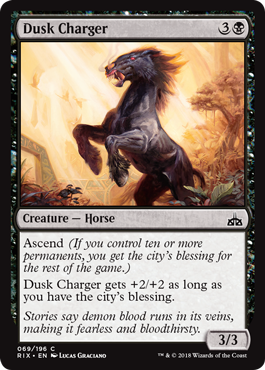 Dusk Charger (Rivals of Ixalan) Light Play Foil