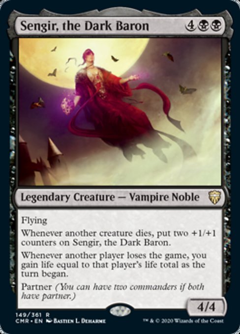 Sengir, the Dark Baron (Commander Legends) Light Play