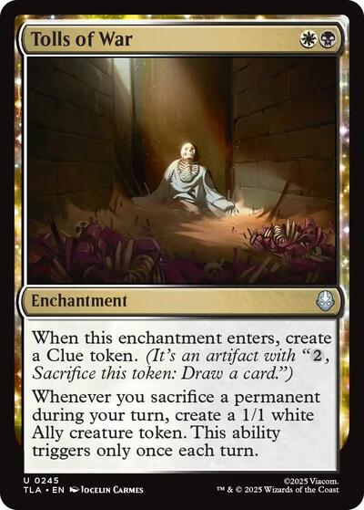 Tolls of War (Avatar: The Last Airbender) Near Mint Foil