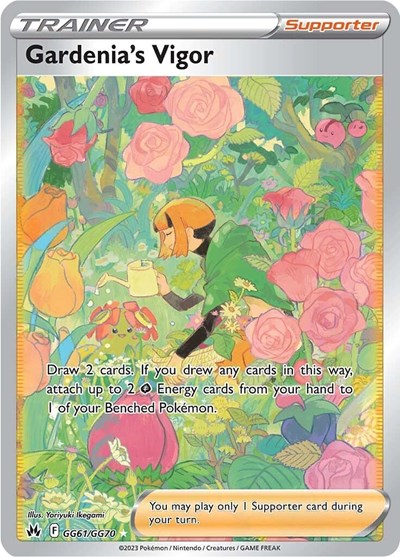 Gardenia's Vigor (Crown Zenith: Galarian Gallery) Near Mint Holofoil