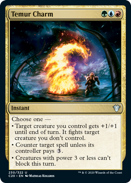 Temur Charm (Commander 2020 Ikoria) Light Play