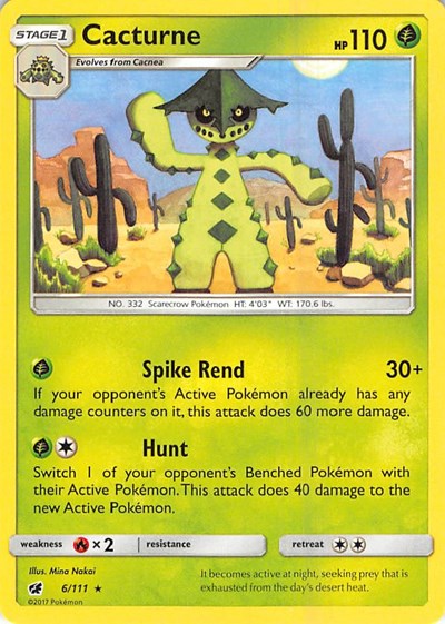 Cacturne (SM - Crimson Invasion) Near Mint