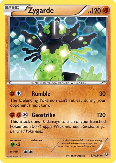 Zygarde (53) (XY - Fates Collide) Near Mint