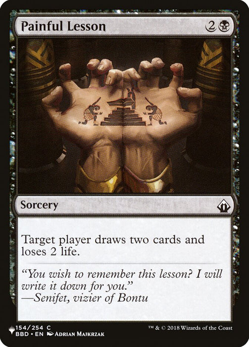 Painful Lesson (The List) Light Play