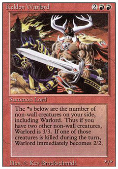 Keldon Warlord (Revised) Light Play