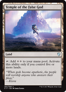 Temple of the False God (Commander 2017) Light Play