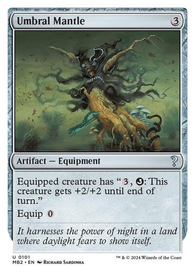 Umbral Mantle (White Border) (Mystery Booster 2) Near Mint