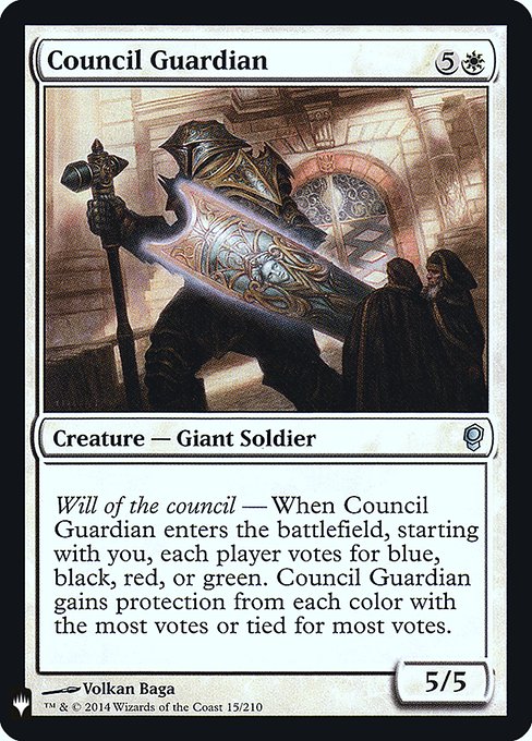Council Guardian (Mystery Booster Retail Edition Foils) Light Play Foil
