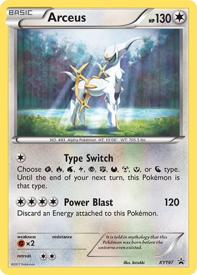 Arceus - XY197 (XY Promos) Light Play Holofoil