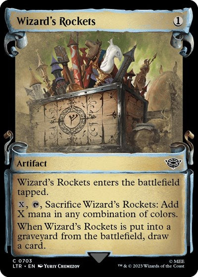 Wizard's Rockets (Showcase Scrolls) (Universes Beyond: The Lord of the Rings: Tales of Middle-earth) Light Play