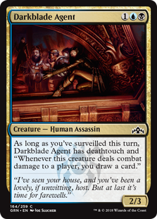 Darkblade Agent (Guilds of Ravnica) Light Play Foil