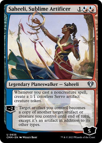 Saheeli, Sublime Artificer (Commander Masters) Near Mint