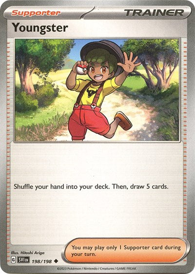 Youngster (Scarlet and Violet: Base Set) Near Mint Reverse Holofoil
