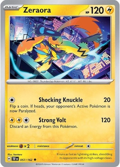 Zeraora (SV05: Temporal Forces) Near Mint
