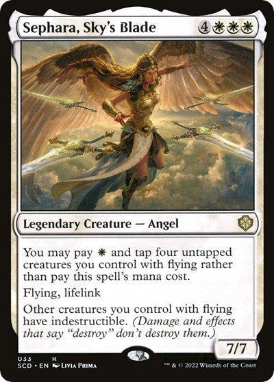 Sephara, Sky's Blade (Commander 2022 Starter Decks) Near Mint